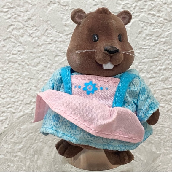CALICO CRITTERS Lil Woodzeez Waterwaggle Beaver Family Figures - Picture 8 of 10